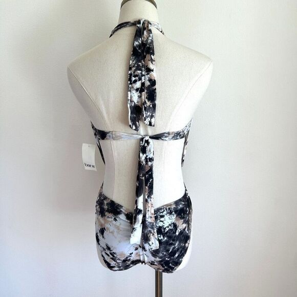 Bar III Women's Draped Monokini One-Piece Swimsuit Size Small - Picture 9 of 13